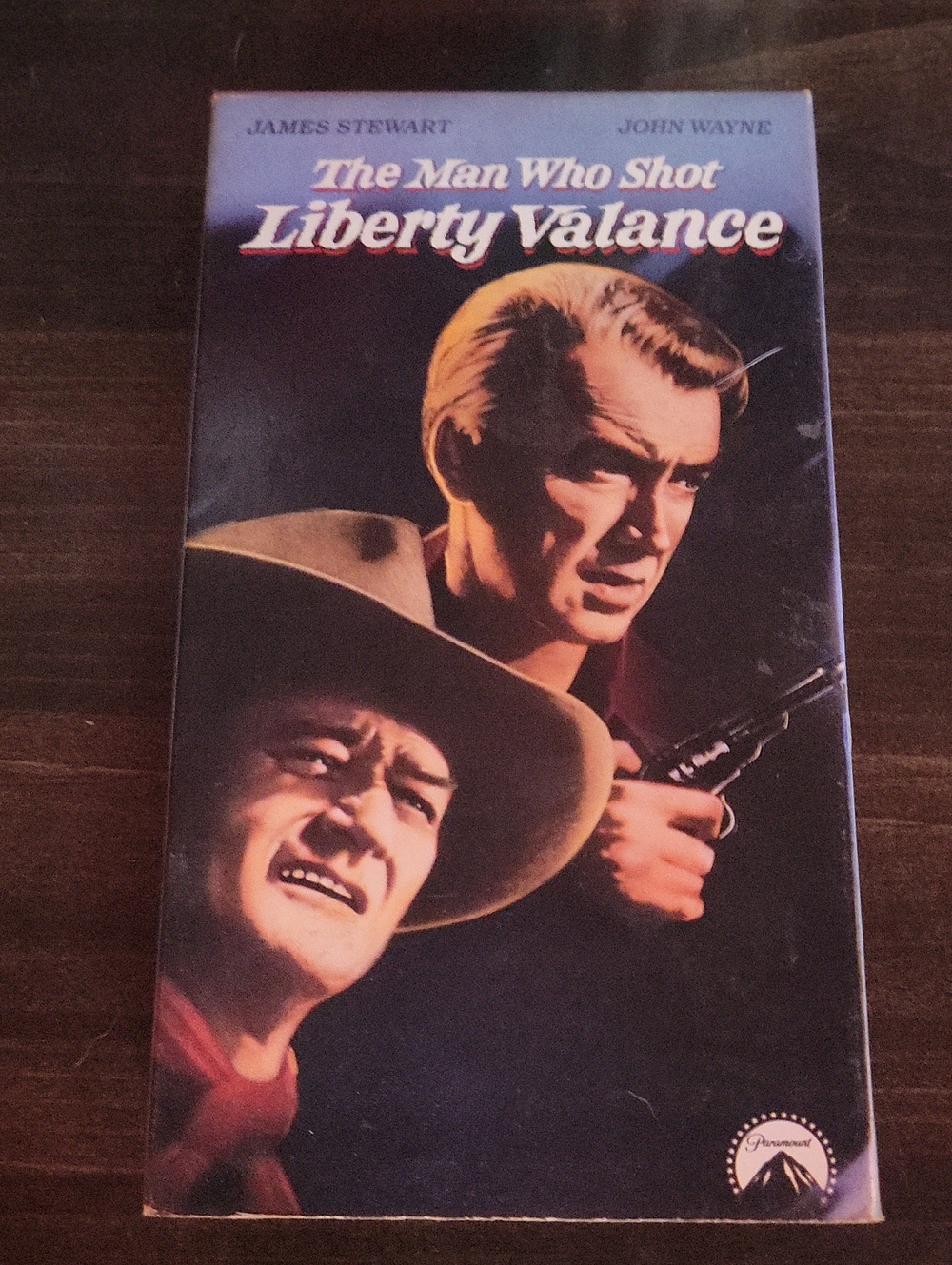 The Man Who Shot Liberty Valance (VHS) - Classic Western Drama - Black